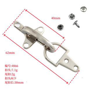 Khóa máy bay bằng kim loại cao cấp Phụ kiện xuống Khóa áo