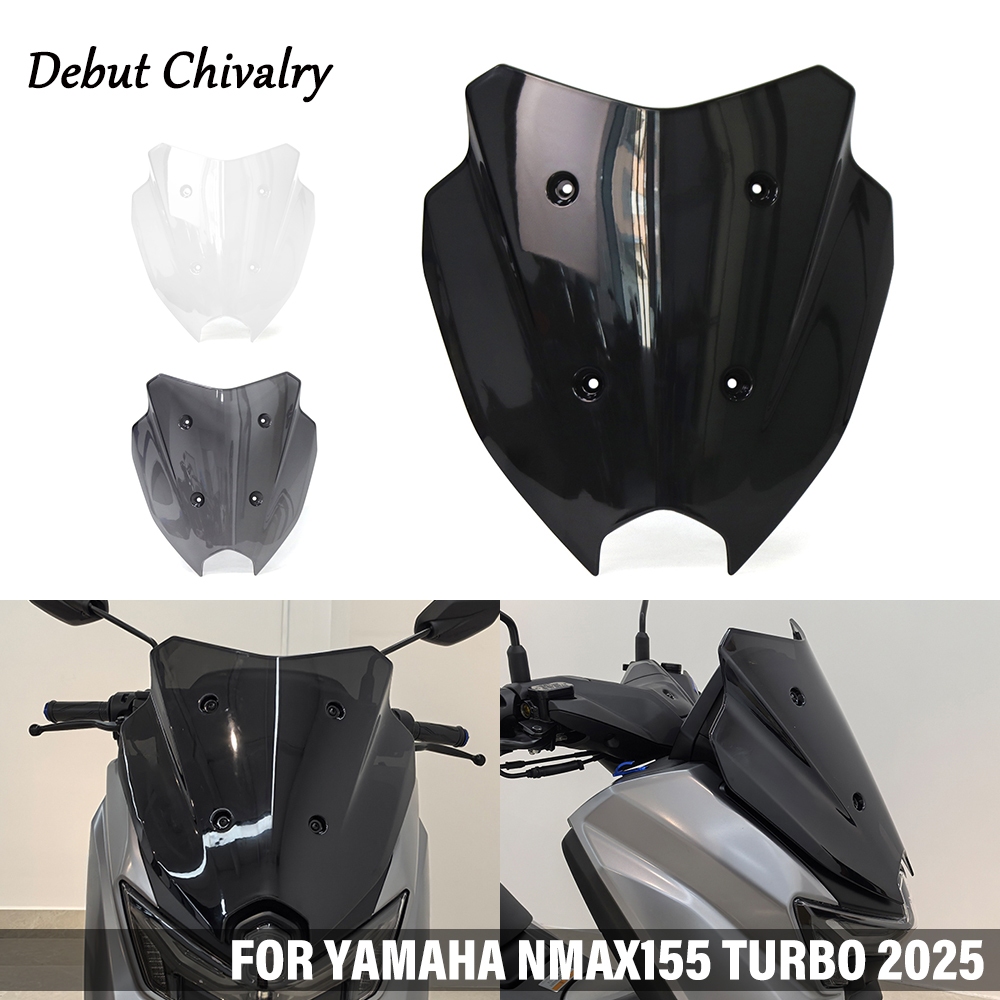Áp dụng cho YAMAHA NMAX155 125 Turbo neo 2025 Sửa đổi kính chắn gió xe máy NMAX V3 Phụ kiện kính chắ