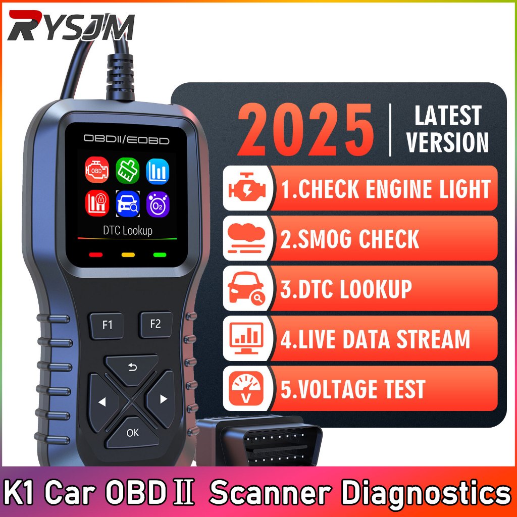 Máy quét chẩn đoán ô tô OBD2 Máy quét chẩn đoán Máy quét xóa lỗi động cơ Đọc xóa Đèn kiểm tra pin ch