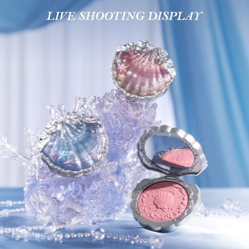 Phấn Má Hồng Flower Knows Shell 's Jewel Bộ Sưu Tập Bột mềm Mịn Lì Lên Chuẩn Màu Blush Powder  5g | BigBuy360 - bigbuy360.vn