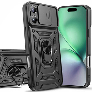  Chống sốc nặng trường hợp điện thoại cứng với khung kim loại Áp dụng cho IPhone 17 Pro Max 16 Pro Max 15 Pro Max 