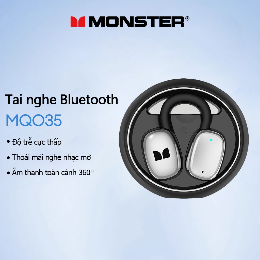 Tai nghe không dây trong tai Monster MQO35 Tai nghe giảm tiếng ồn tuổi thọ pin dài