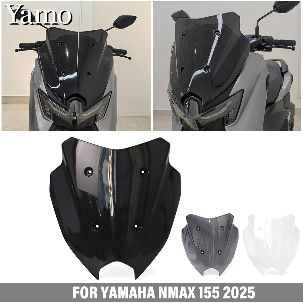 Dành Cho Xe Yamaha NMAX 125 155 Turbo neo 2025 Kính Chắn Gió Xe Máy NMAX V3 Kính Chắn Gió Trước fair