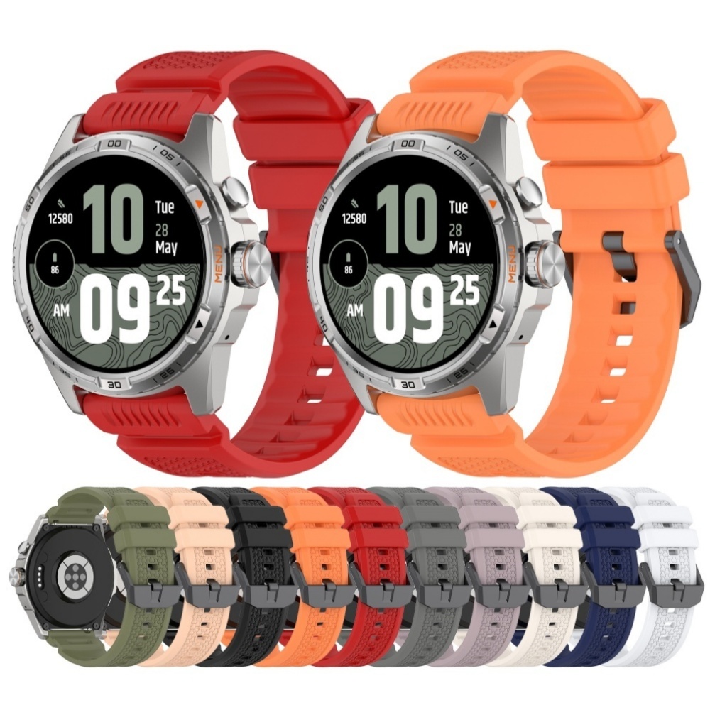 Dây đeo silicon 24mm cho Ticwatch Atlas / pro 5 / pro 5 Enduro / iTOUCH AIR3 bọc thép thay thế dây đ