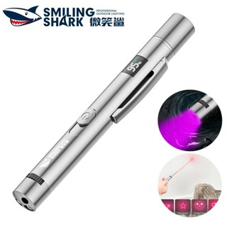  SmilingShark SD5313 Đèn pin Laser Pointer siêu sáng Con Trỏ Màu Đỏ Từ Tính 365nm Ánh Sáng Tím 4 Chế Độ Đèn Laser Sạc USB Cho Mèo Chơi Dạy Pionter Nhận Dạng Kho Báu 
