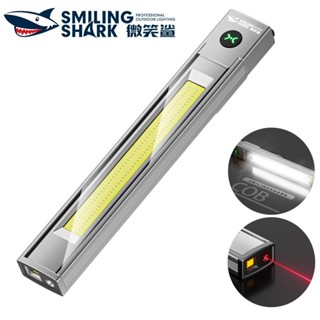  SmilingShark GZ5109 Đèn pin Laser Pointer siêu sáng Con trỏ màu đỏ COB Từ tính 6 chế độ Type-C có thể sạc lại bằng kẹp bút Chống nước cho công việc đi bộ đường dài cắm trại 