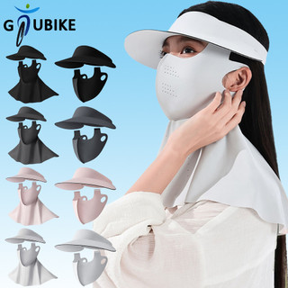 GTUBIKE UPF50 + Mũ chống nắng bằng lụa băng thoáng khí ngoài trời có mặt nạ có thể tháo rời Bảo vệ cổ