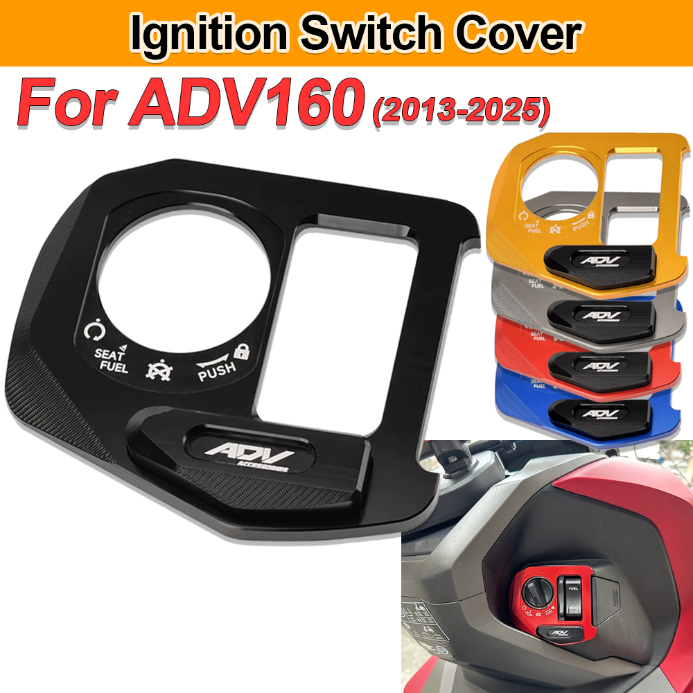 Dành Cho Xe Honda ADV160 Đánh Lửa Công Tắc Bao Khóa Điện Nút Bảo Vệ ADV 160 Phụ Kiện 2024 2025