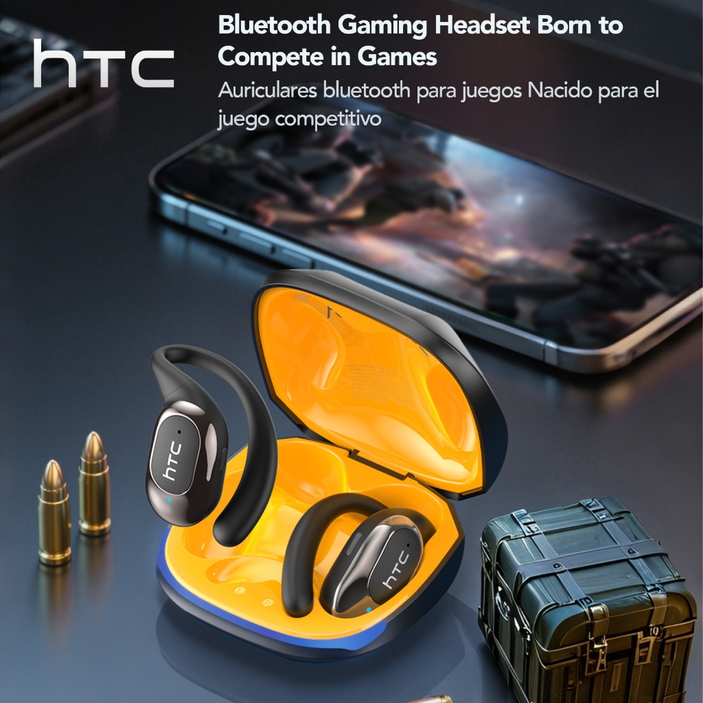 Tai nghe không dây chống nước HTC NE17 AI dịch thời gian thực TWS Bluetooth 5.4 Chất lượng âm thanh HiFi Tai nghe không dây chống nước IPX5 | BigBuy360 - bigbuy360.vn