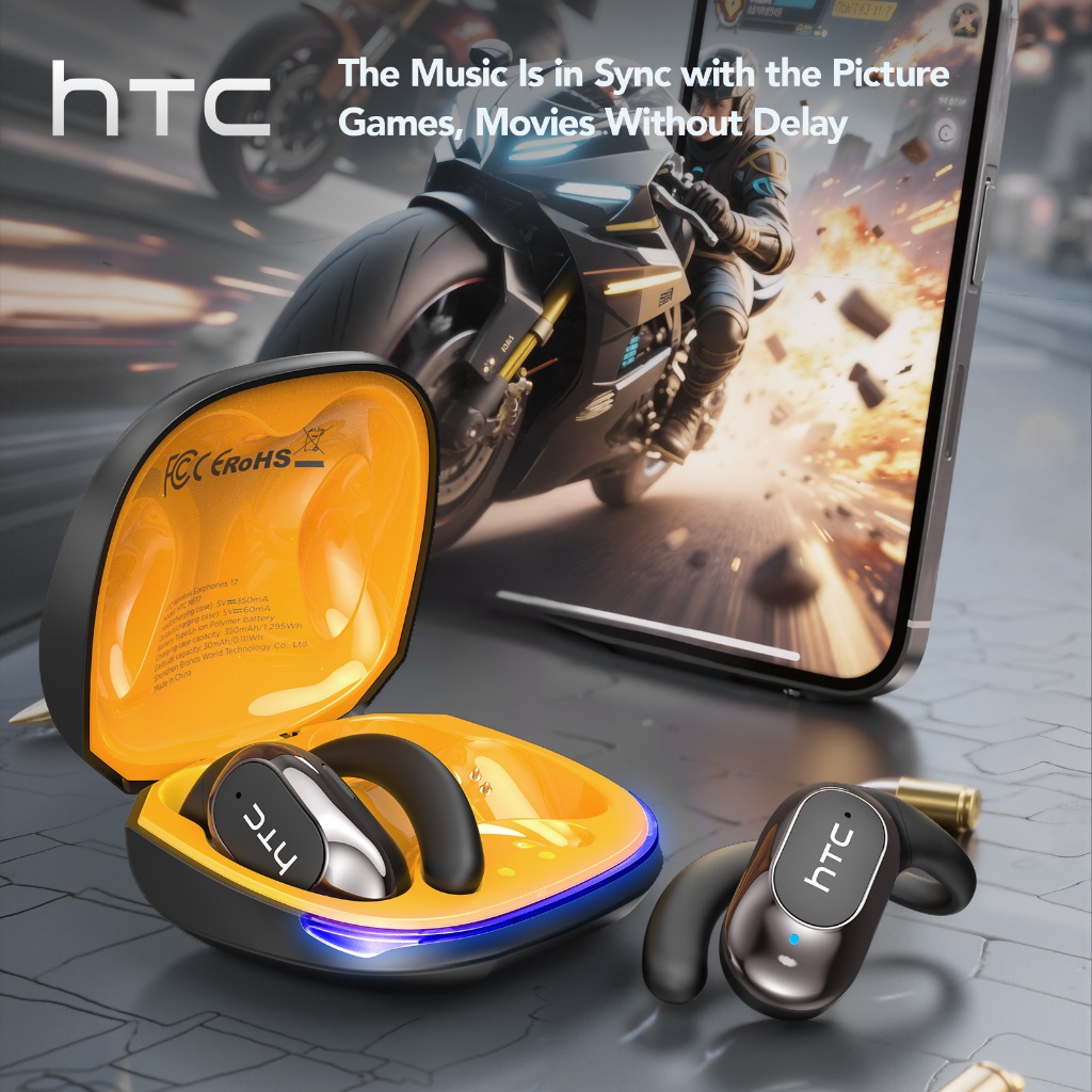 Tai nghe không dây chống nước HTC NE17 AI dịch thời gian thực TWS Bluetooth 5.4 Chất lượng âm thanh HiFi Tai nghe không dây chống nước IPX5 | BigBuy360 - bigbuy360.vn