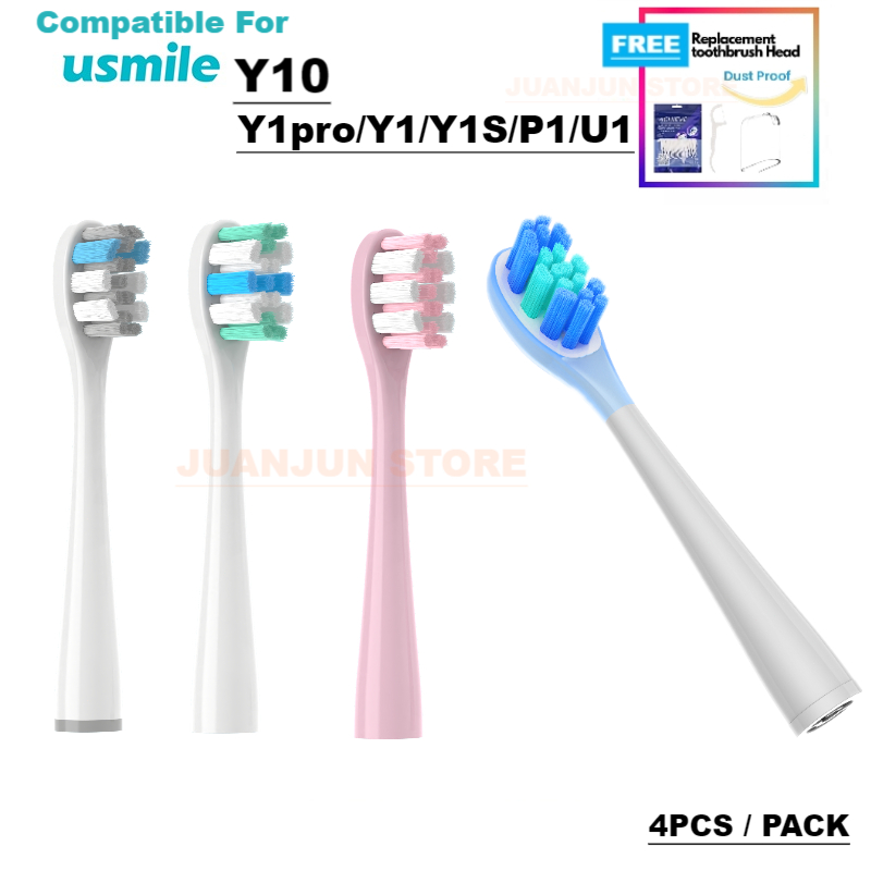 【Đầu bàn chải đánh răng】 20 chiếc cho thay thế đầu bàn chải đánh răng điện For Usmile Y10 / Y1 / Y1S