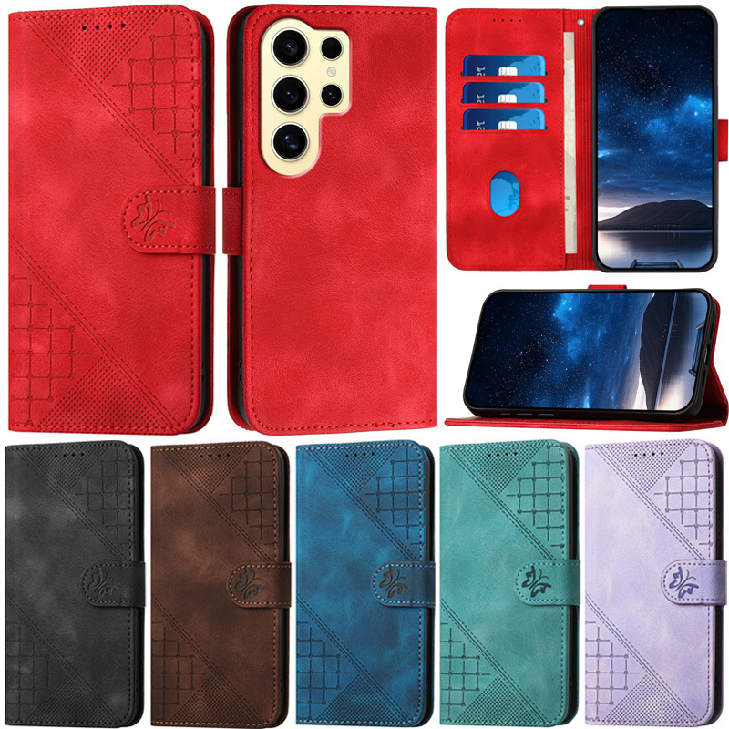 Ốp Lưng Retro Cho Samsung Galaxy S24 FE S23 FE S25 Ultra S24 Ultra S25 Edge S25 Plus S24 Plus S23 Pl