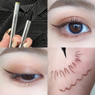  Bút kẻ mắt dạng lỏng cực mịn nâng cấp Gella 's Vẽ lông mi Bút kẻ mắt 0,08mm 