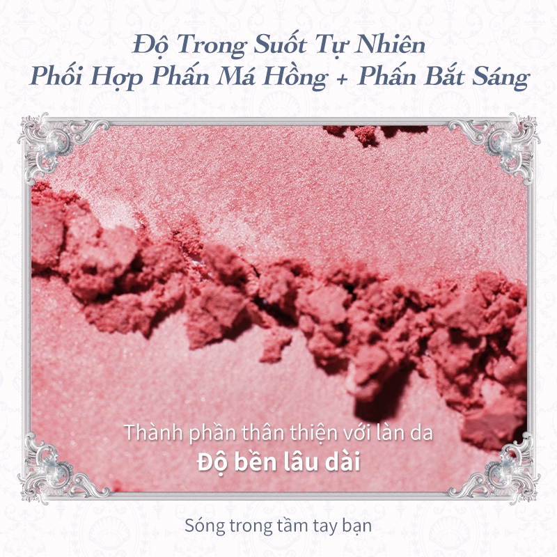 Phấn Má Hồng Flower Knows Shell 's Jewel Bộ Sưu Tập Bột mềm Mịn Lì Lên Chuẩn Màu Blush Powder  5g | BigBuy360 - bigbuy360.vn