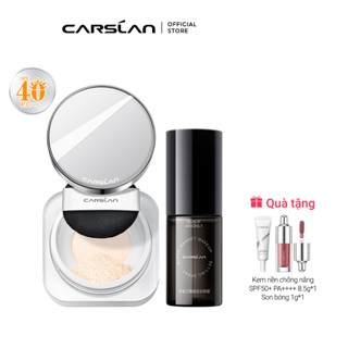 【COMBO  Phấn phủ chống nắng White Magnet CARSLAN SPF40 PA+++ 9g + Xịt khoá nền Black Magnet 30ml