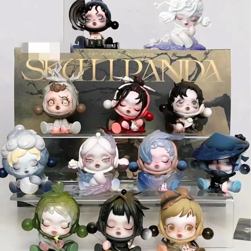 Skullpanda The Ink Plum Blossom Series Blind Box Đồ chơi mô hình nhân vật hành động