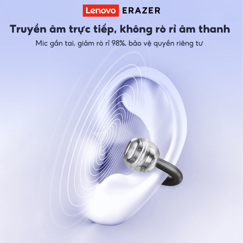 Lenovo ERAZER XF50 AI tai nghe phiên dịch Tai nghe Bluetooth V6.0 Cuộc gọi HD Âm nhạc Trò chơi Không chậm trễ Tai nghe thể thao Đàm phán hội nghị du lịch toàn cầu tai nghe không dây | BigBuy360 - bigbuy360.vn