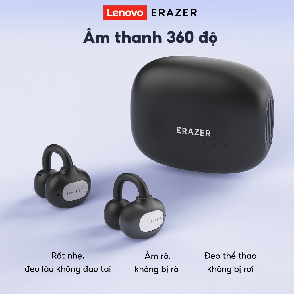 Lenovo ERAZER XF50 AI tai nghe phiên dịch Tai nghe Bluetooth V6.0 Cuộc gọi HD Âm nhạc Trò chơi Không chậm trễ Tai nghe thể thao Đàm phán hội nghị du lịch toàn cầu tai nghe không dây | BigBuy360 - bigbuy360.vn