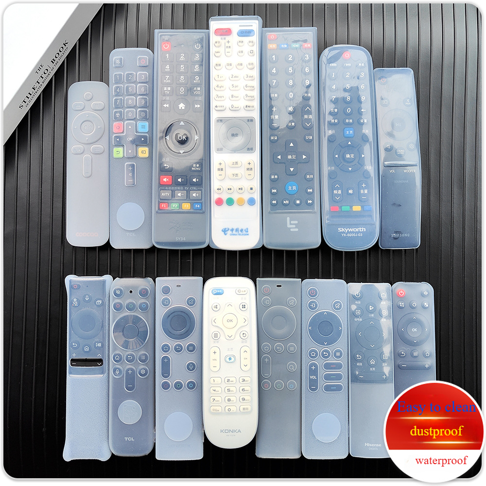 Bọc Silicon Chống Bụi Dành Cho Remote Điều Khiển Tv / Máy Lạnh