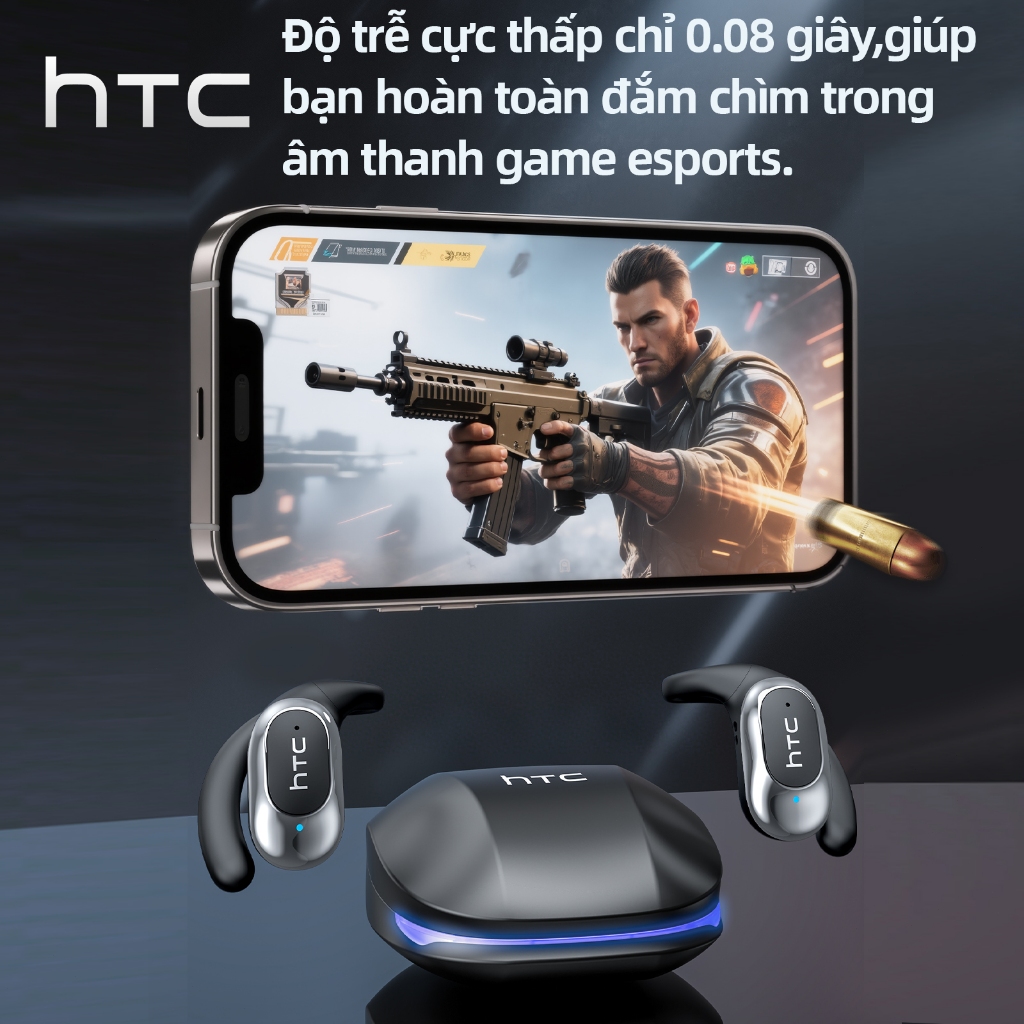 HTC NE17 Tai Nghe Phiên Dịch tai nghe bluetooth 6.0 Tai nghe TWS  Điều khiển cảm ứng Tuổi thọ pin dài HD Voice có Mic | BigBuy360 - bigbuy360.vn