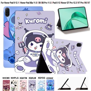 Dành Cho Honor Pad 9 12.1 Honor Pad X8a 11.0 X9 X8 Pro 11.5 "ELN-W09 Vỏ Máy Tính Bảng Kulomi Thời Trang Honor Pad 8 12" Honor GT Pro 12.3 V7 Pro V6 V7 Da Cao Cấp Đứng Flip Cover