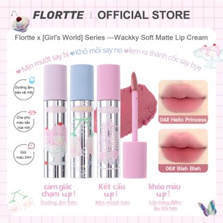 Son Kem Dưỡng Môi FLORTTE Wackky Girl's World Series (6 màu) 2.3g FLORTTE Official Store