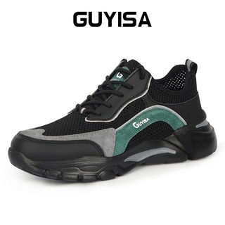 Giày bảo hộ mùa hè GUYISA giày công sở mũi thép nhẹ thoáng khí mát 1083 36-46