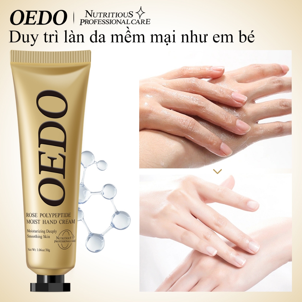 Kem dưỡng trắng da tay OEDO dưỡng ẩm chống Lão Hóa Giảm Khô Thô Ráp tinh chất giúp dưỡng da tay 30g