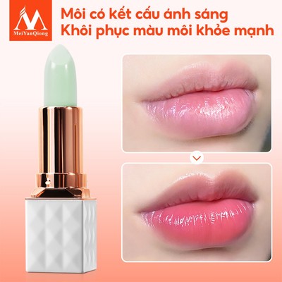 MeiYanQiong Son Dưỡng Ẩm  3.5g Thay Đổi Màu Môi Từ Tinh Chất Bơ Hạt Mỡ