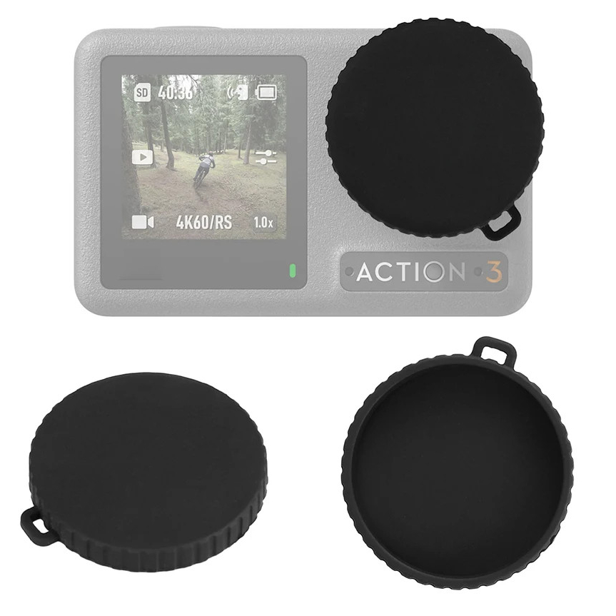 Vỏ bụi ống kính máy ảnh cho DJI Action 5 pro/action 4/ Action 3  Bảo vệ ống kính nhựa chống trượt cho phụ kiện máy ảnh