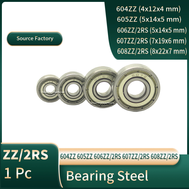 Vòng bi, 604 zz 605 zz 606 zz 607 zz 608 zz 6062rs 6072rs 604z 605z 606z 607z 604zz 605zz 606zz 607z