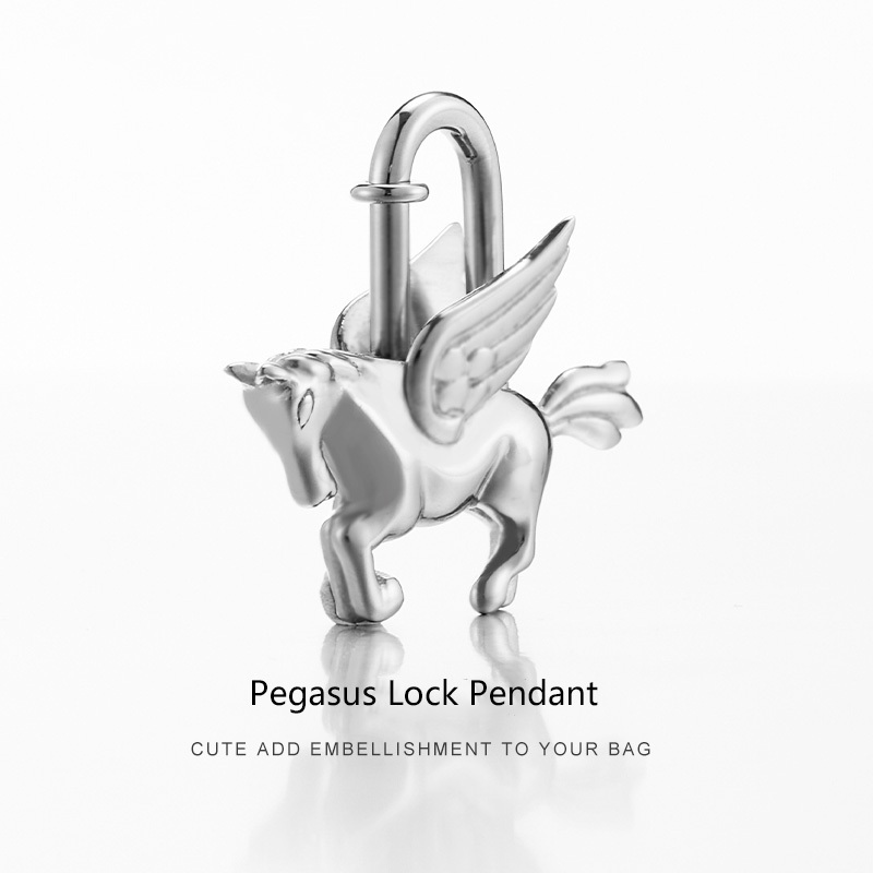 Mặt dây chuyền khóa Pegasus thời trang, mặt dây chuyền túi đựng ví Túi xách nữ Cô gái, Phù hợp cho h