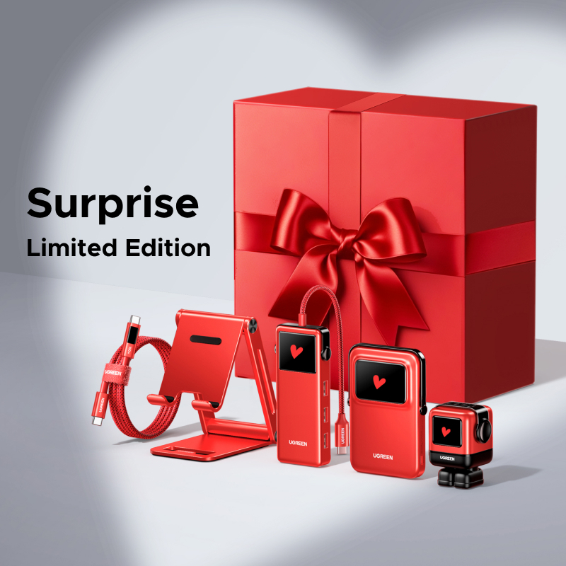 【Jackson Yee's Pick】Hộp quà tặng đồng thương hiệu UGREEN UNO Power Bank + Bộ sạc UNO + HUB