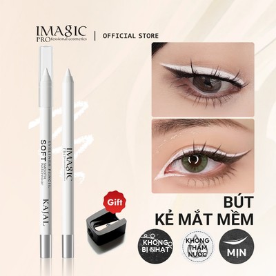 Bút chì kẻ mắt chống nước IMAGIC có máy mài đen / trắng / màu khỏa thân