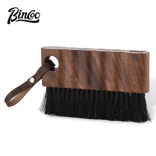 Bàn chải cà phê BINCOO Máy mài để bàn Bàn chải làm sạch cà phê Gỗ nguyên khối Dụng cụ thanh gia đình