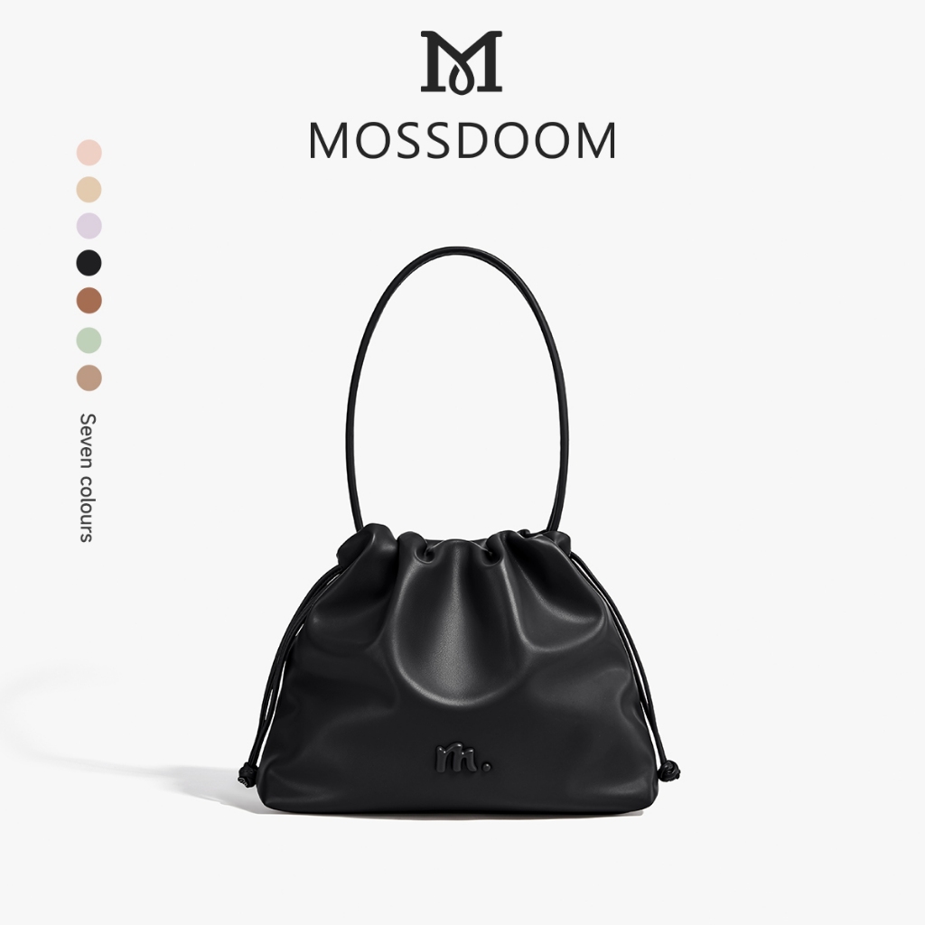 MOSSDOOM Danica Bag Thiết kế dây rút đơn giản Túi đeo vai dung tích lớn