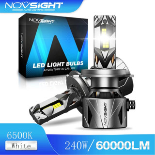  Novsight Dòng độ sáng cao N97 Đèn pha ô tô LED H11 240W 60000LM 6500K Cắm và chạy 2 chiếc có canbus 