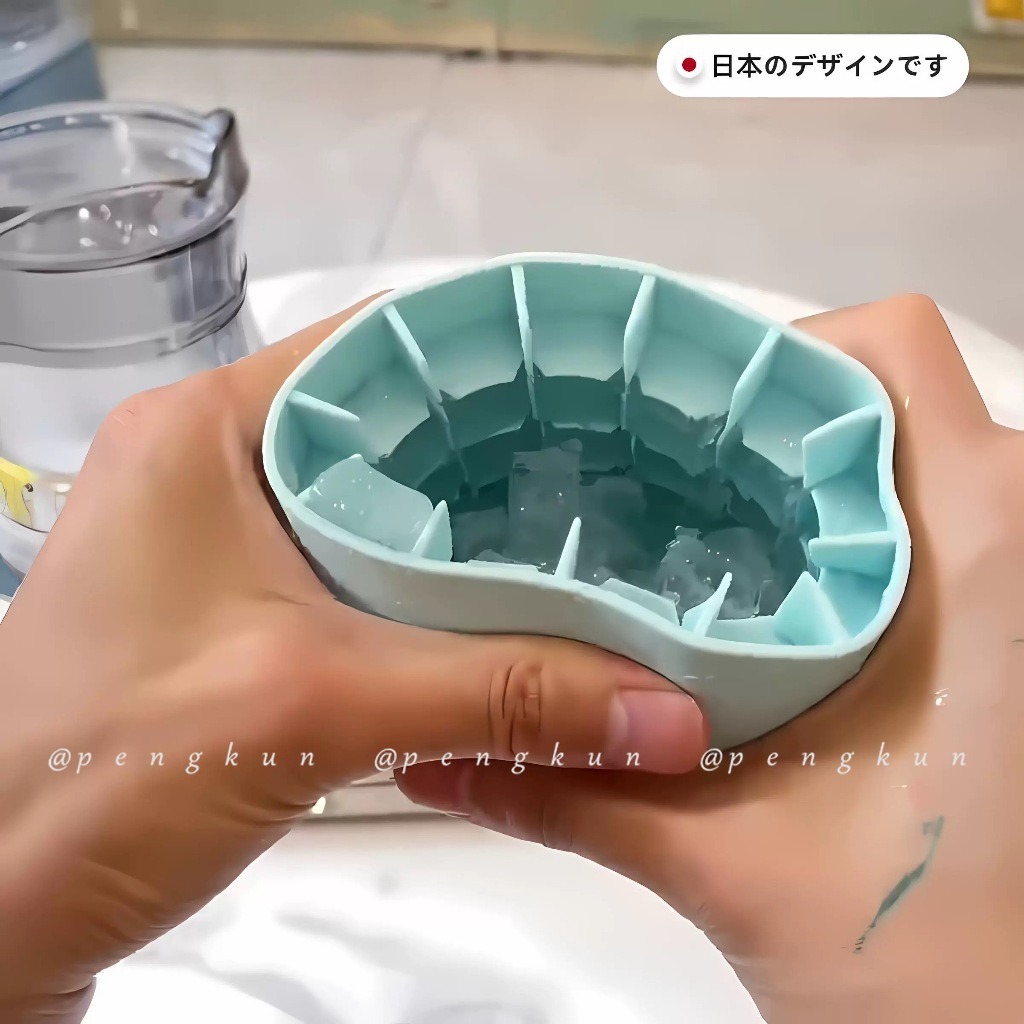 Pinch Ice Freezer Ice Cube Mold Ice Tray Ice Cup Ice Box Hộ Gia Đình Xô Đá Hộp Xi Lanh Bảo Quản Xô