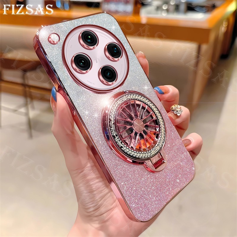 Vỏ Mềm Lấp Lánh Mạ Trong Suốt Sang Trọng Tương Thích Cho OPPO Find X8 Pro / X8 Vỏ Điện Thoại Chống S