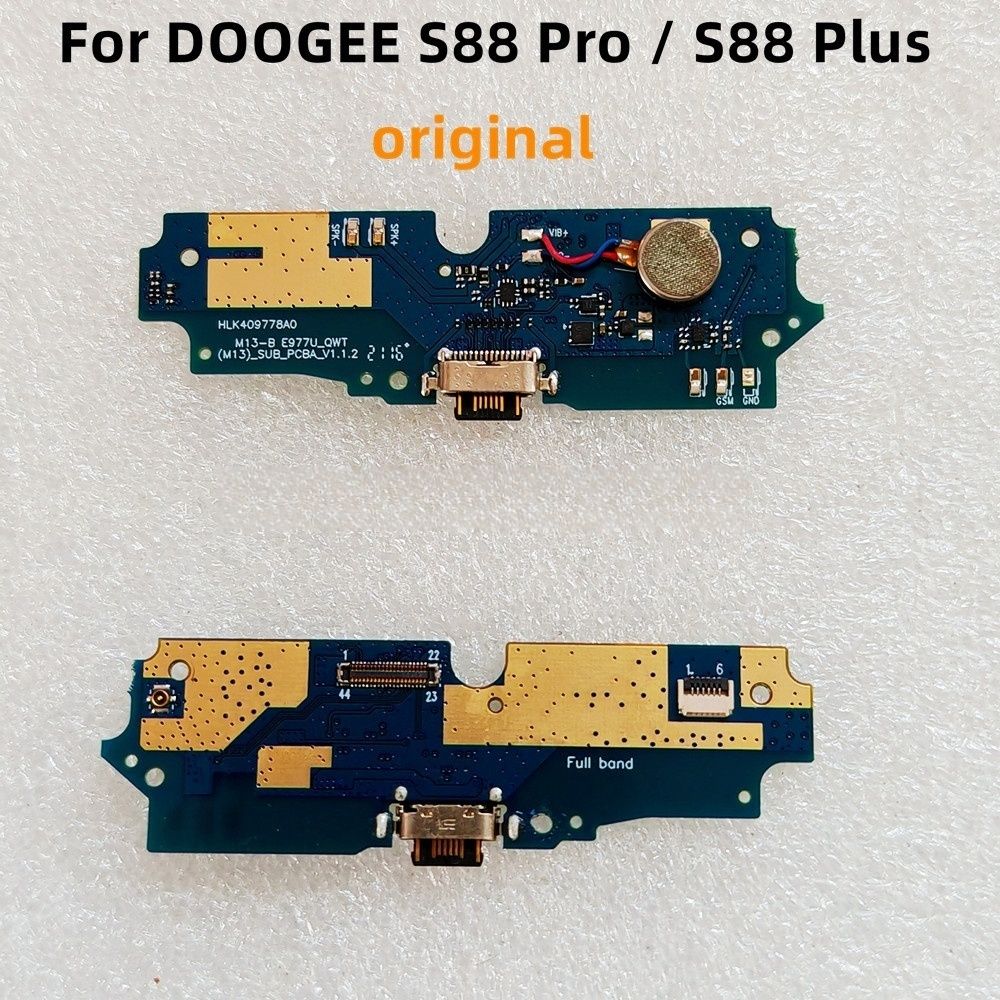 Dành Cho Doogee S88 Pro USB Ban Cho S88 Plus Máy Rung Cáp Mềm Dock Kết Nối 6.3 "Điện Thoại Di Động S