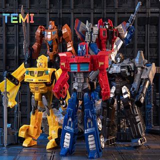 Temi Đồ chơi robot biến hình đồ chơi mô hình rô bốt ô tô Transformer Optimus Bumblebee Khủng Long Robot