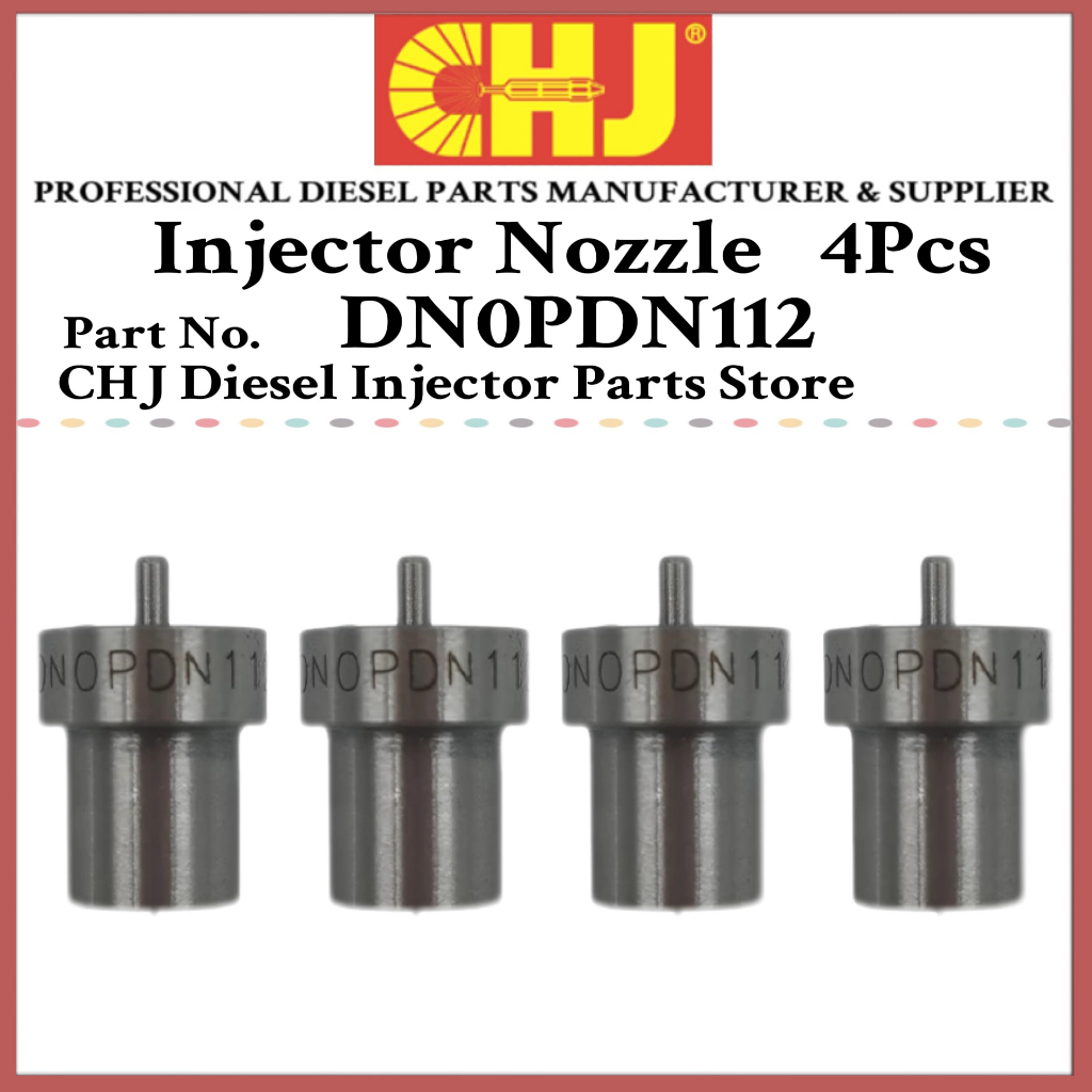 4 Vòi Phun DN0PDN112 Cho Mitsubishi L200 Pajero 4D56 Kia Besta Bongo