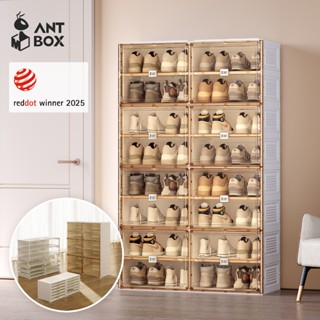 Tủ Giày Dung Tích Lớn ANTBOX 8-40 Đôi CaoCấp Không Cần Lắp Đặt  Di Động Gấp Gọn Ổn Định Giá Để Giày Cửa Tự Mồi Từ Tính