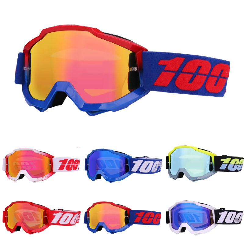 100% 337 Motocross Kính UV400 Nam Nữ Xe Máy Kính Thể Thao Địa Hình Mũ Bảo Hiểm Kính Moto Sắc Thái go