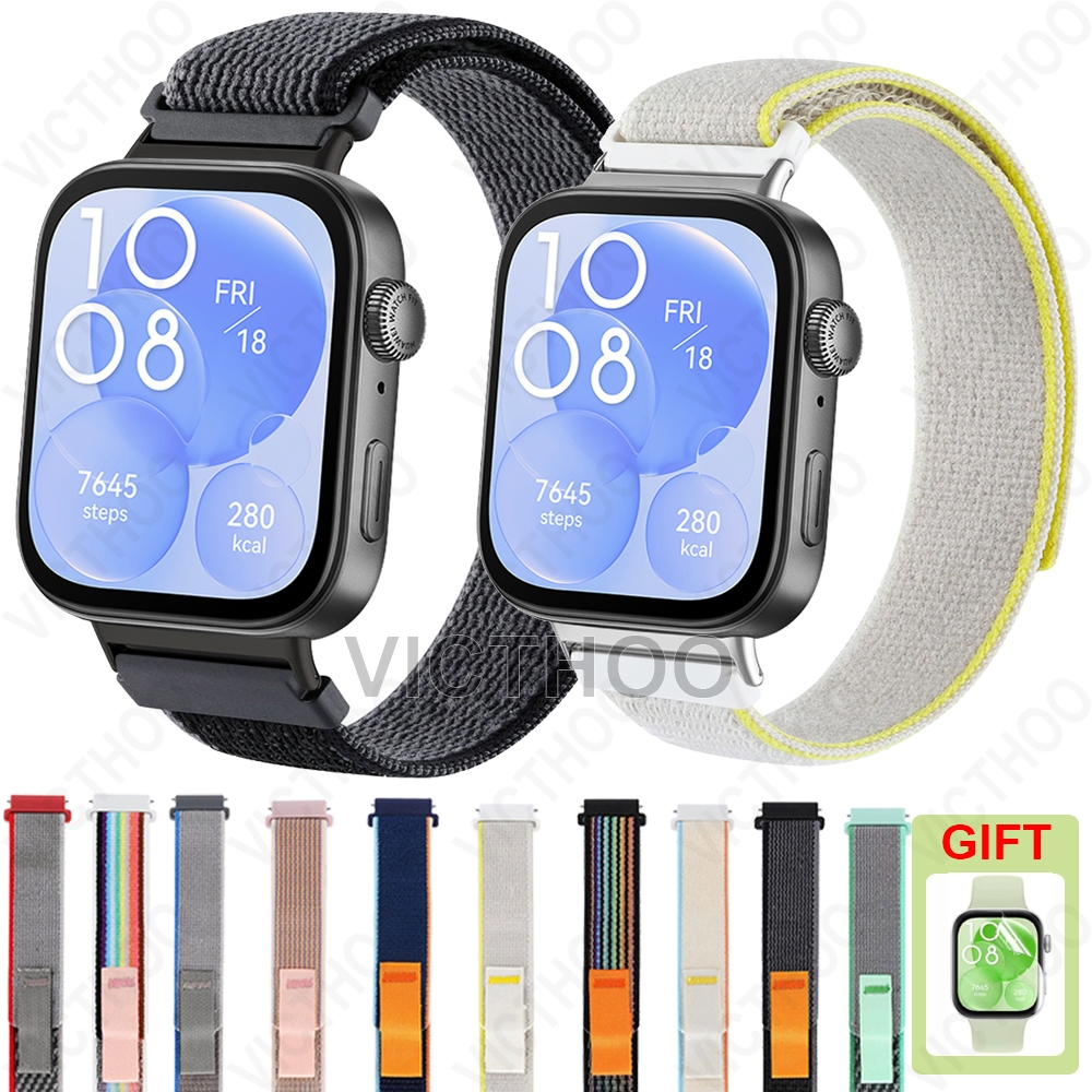 Dây đeo Nylon bện dây đeo thoáng khí cho Huawei Watch Fit 4 Pro 3 2 / Huawei Watch Fit Special Editi