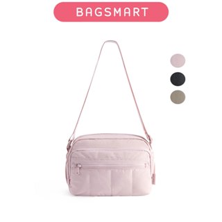 BAGSMART Túi đeo chéo dành cho nữ Ví nhỏ nhẹ Túi xách Tote chần bông để sử dụng hàng ngày, mua sắm, du lịch