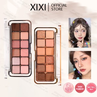 XIXI 10 Màu Phấn Mắt Bảng Siêu Flash Giai Đoạn Trang Điểm Mờ Chống Thấm Nước Hàng Ngày Khỏa Thân Trang Điểm Màu Đất Phấn Mắt NO.D820