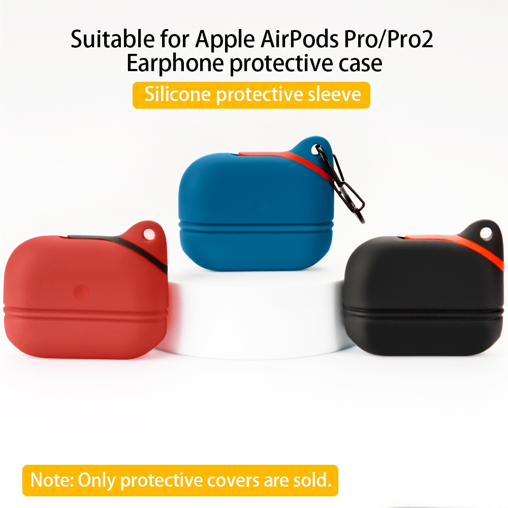 Dành cho Apple AirPods Pro / Pro2 thế hệ Vỏ bảo vệ tai nghe Vỏ mềm chống thấm nước bằng silicon có k