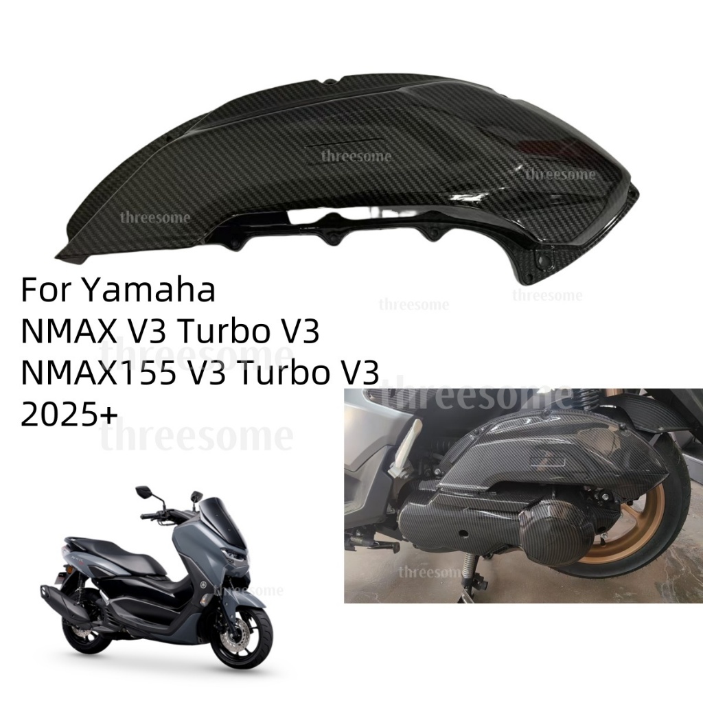 Phụ Kiện Xe Máy Cho YAMAHA Nmax NMAX155 Turbo V3 2025 + Sửa Đổi Bộ Lọc Không Khí Nắp Thay Thế Vỏ