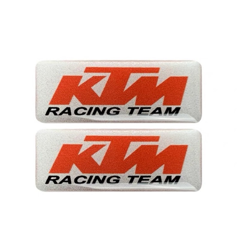 1 Cặp Ktm 3d Miếng Dán Logo Xe Máy Đề Can Xe Tăng Miếng Lót Mũ Bảo Hiểm Biểu Tượng Cho Exc 250 300 3